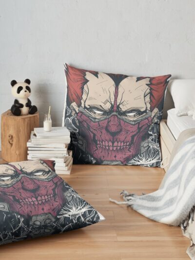 En From Dorohedoro Throw Pillow Official Dorohedoro Merch