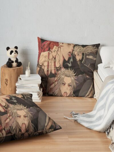 Dorohedoro Throw Pillow Official Dorohedoro Merch