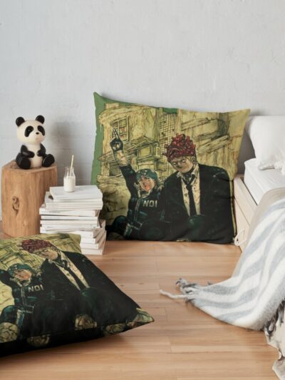 Dorohedoro Throw Pillow Official Dorohedoro Merch