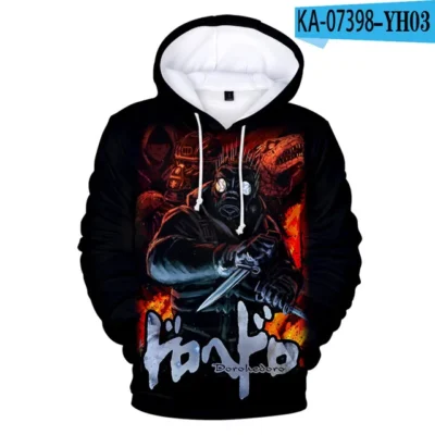 Dorohedoro Black 3D Hoodie - Dorohedoro Store